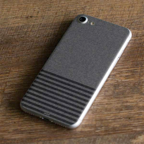 Black and Grey Stripes iPhone 8 Skin