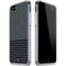 Black and Grey Stripes iPhone SE (2nd & 3rd Gen) Clear Case