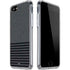 Black and Grey Stripes iPhone SE (2nd & 3rd Gen) Clear Case