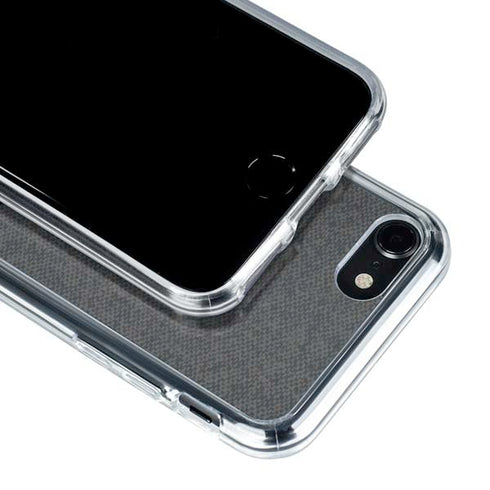Black and Grey Stripes iPhone SE (2nd & 3rd Gen) Clear Case