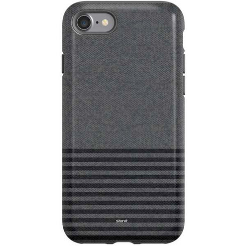 Black and Grey Stripes iPhone SE (2nd & 3rd Gen) Pro Case
