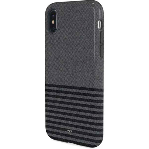 Black and Grey Stripes iPhone X Pro Case