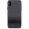 Black and Grey Stripes iPhone X Skin
