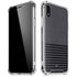 Black and Grey Stripes iPhone XR Clear Case