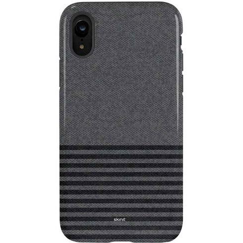 Black and Grey Stripes iPhone XR Pro Case