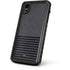 Black and Grey Stripes iPhone XR Waterproof Case