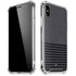 Black and Grey Stripes iPhone XS Max Clear Case