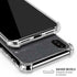 Black and Grey Stripes iPhone XS Max Clear Case
