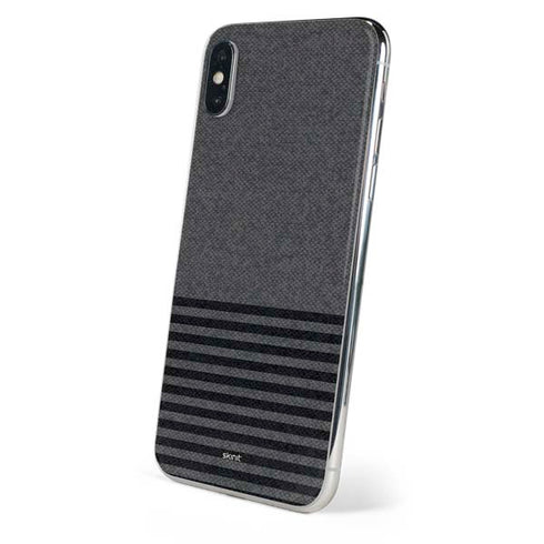 Black and Grey Stripes iPhone XS Max Skin