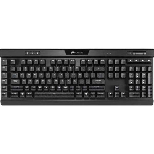 Black and Grey Stripes K95 RGB PLATINUM Mechanical Gaming Keyboard Skin