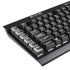 Black and Grey Stripes K95 RGB PLATINUM Mechanical Gaming Keyboard Skin