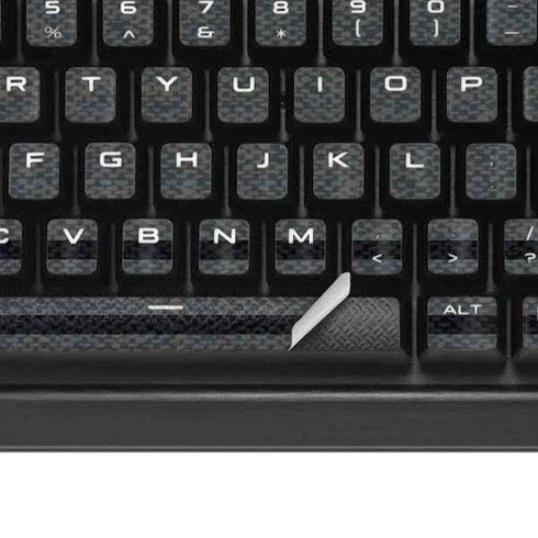 Black and Grey Stripes K95 RGB PLATINUM Mechanical Gaming Keyboard Skin