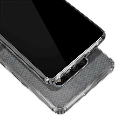 Black and Grey Stripes LG Stylo 6 Clear Case