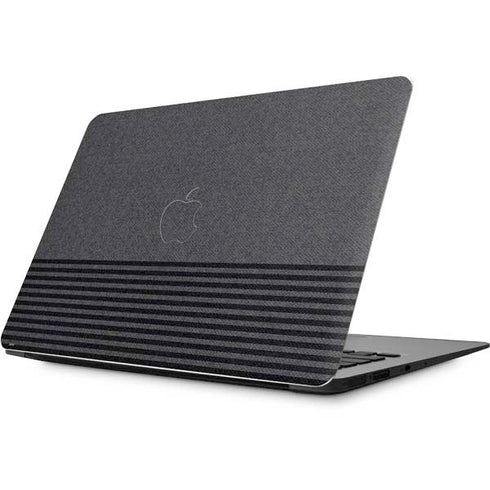 Black and Grey Stripes Apple MacBook Skin