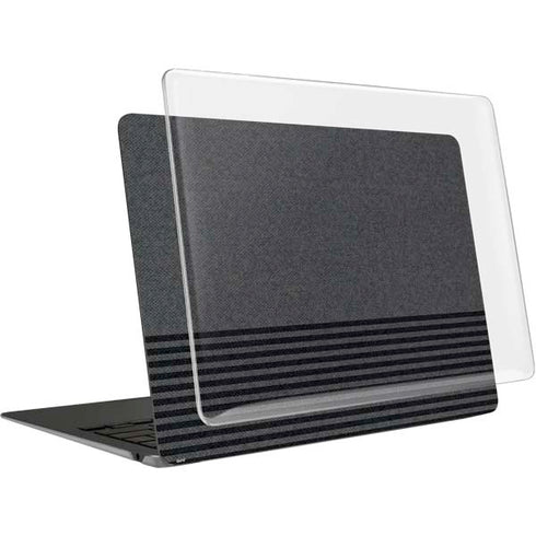 Black and Grey Stripes MacBook Air 13in M1 (2021) Case plus Skin