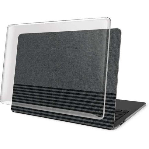 Black and Grey Stripes MacBook Pro 13in (2020) Case plus Skin
