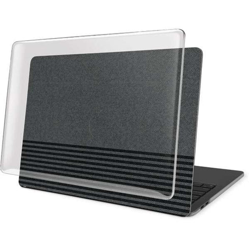 Black and Grey Stripes MacBook Pro 16in (2019-20) Case plus Skin