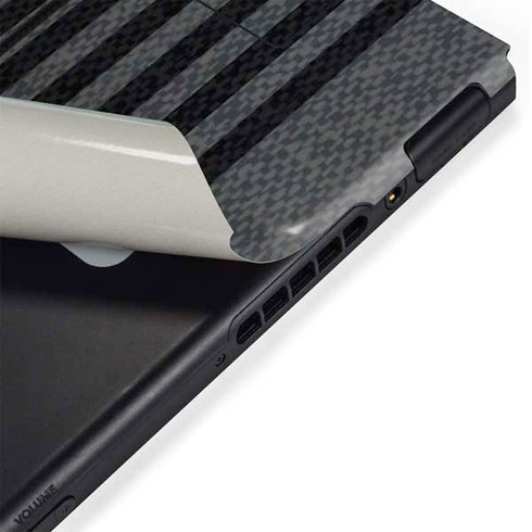 Black and Grey Stripes Nintendo Switch Bundle Skin