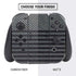 Black and Grey Stripes Nintendo Switch Bundle Skin