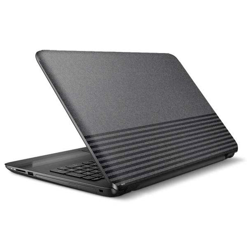 Black and Grey Stripes HP Notebook Skin