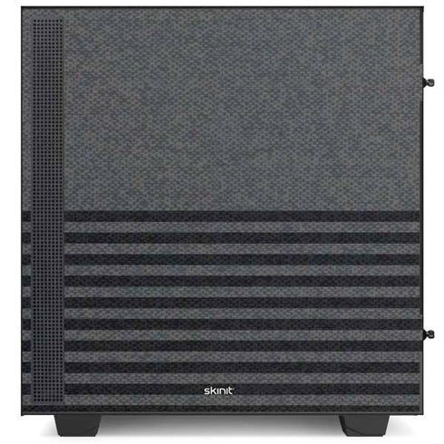 Black and Grey Stripes NZXT H510 Compact ATX Mid-Tower Case Skin
