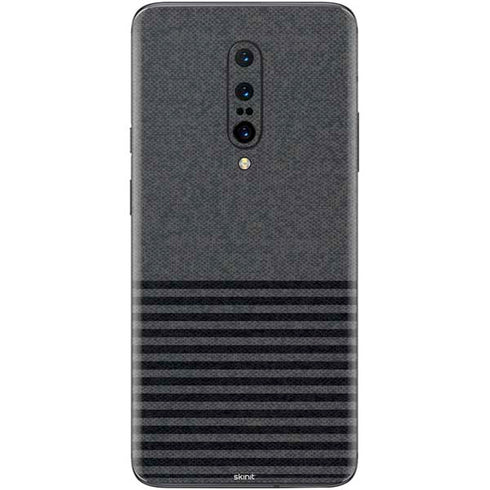 Black and Grey Stripes OnePlus 7 Pro Skin