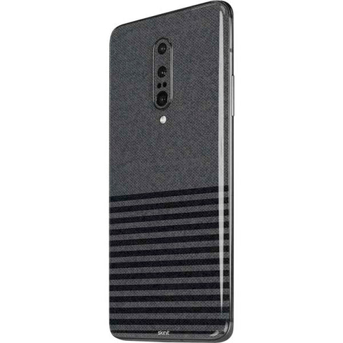 Black and Grey Stripes OnePlus 7 Pro Skin