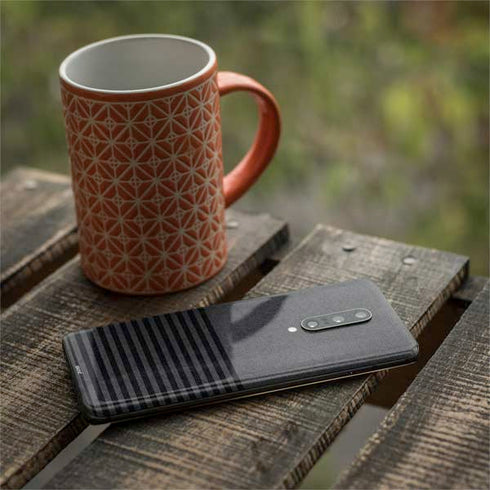 Black and Grey Stripes OnePlus 7 Pro Skin