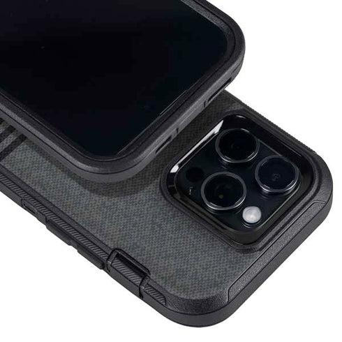Black and Grey Stripes Otterbox Defender iPhone Skin