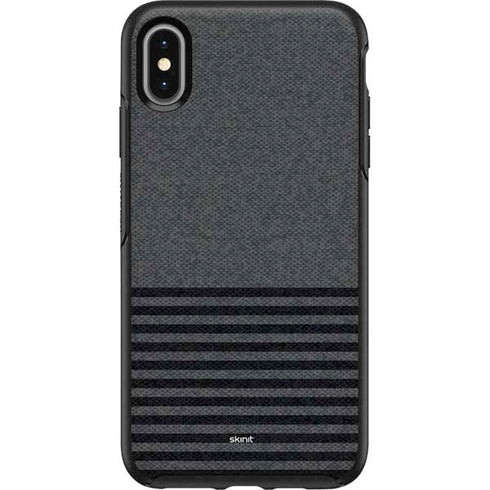 Black and Grey Stripes Otterbox Symmetry iPhone Skin