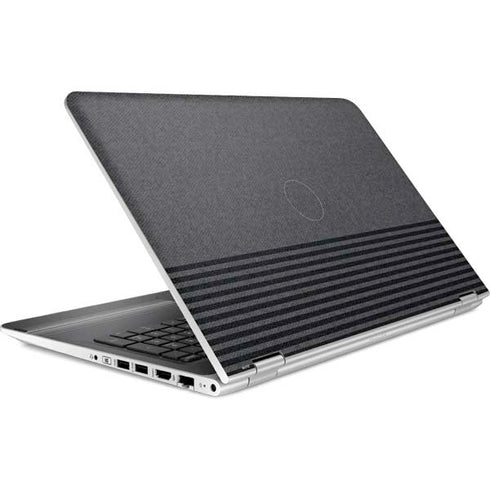 Black and Grey Stripes HP Pavilion Skin