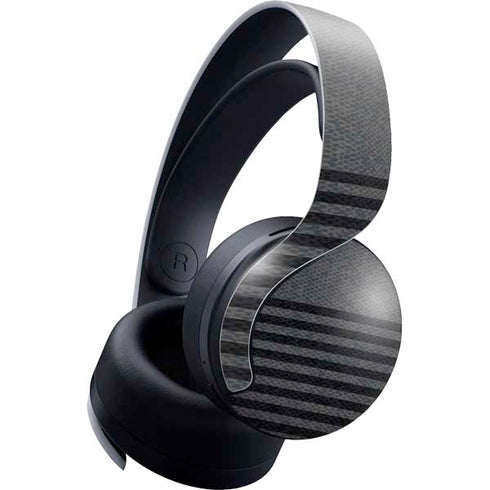 Black and Grey Stripes PULSE 3D Wireless Headset for PS5 Skin