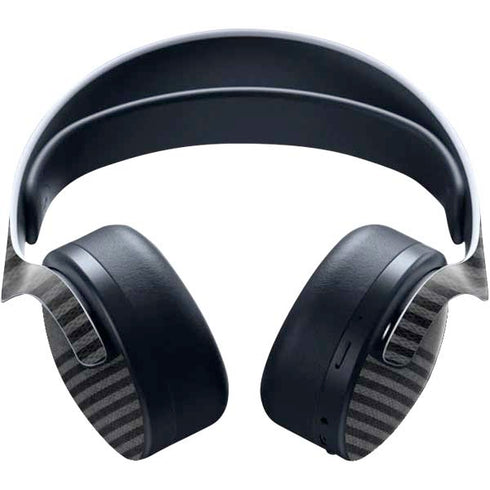 Black and Grey Stripes PULSE 3D Wireless Headset for PS5 Skin