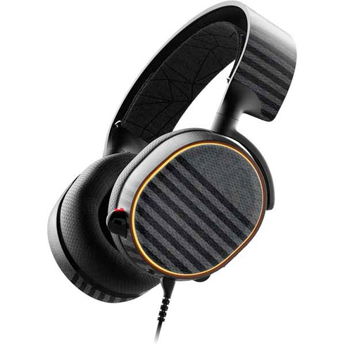 Black and Grey Stripes SteelSeries Arctis 5 Skin