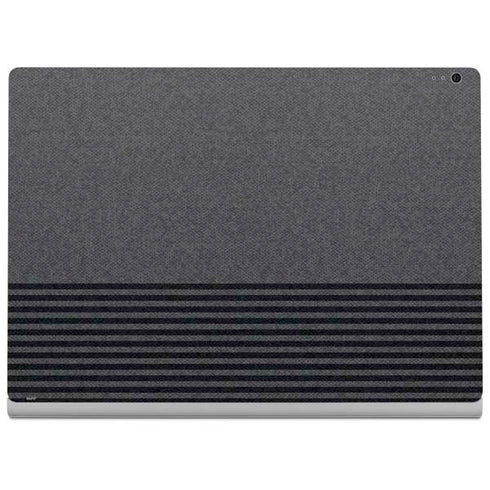Black and Grey Stripes Surface Book 2 13.5in Skin