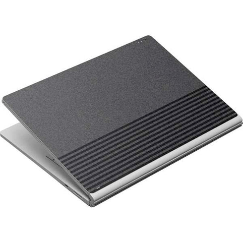 Black and Grey Stripes Surface Book Skin