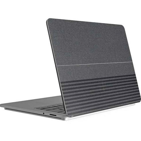 Black and Grey Stripes Surface Laptop Studio Skin