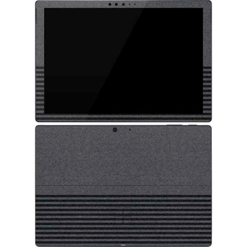 Black and Grey Stripes Surface Pro 7 Skin