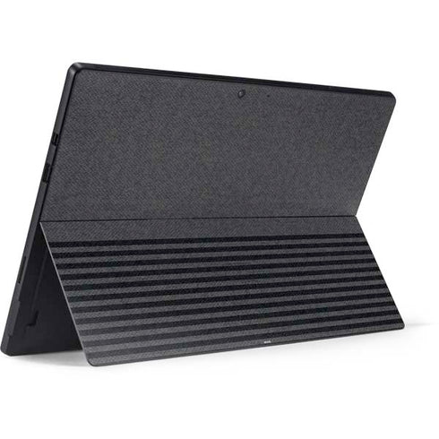 Black and Grey Stripes Surface Pro 7 Skin