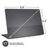 Black and Grey Stripes Universal Laptop 11in (8.8 x 6.2in) Skin