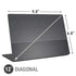 Black and Grey Stripes Universal Laptop 12in (9.8 x 6.8in) Skin