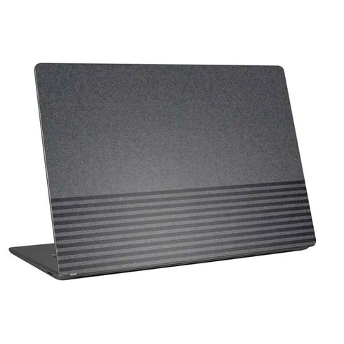 Black and Grey Stripes Universal Laptop 12in (9.8 x 6.8in) Skin