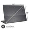 Black and Grey Stripes Universal Laptop 13in (10.6 x 7.6in) Skin