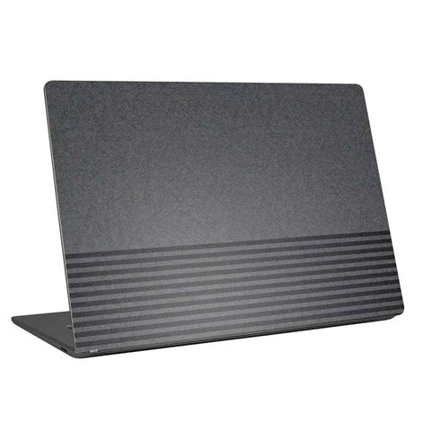 Black and Grey Stripes Universal Laptop 13in (10.6 x 7.6in) Skin