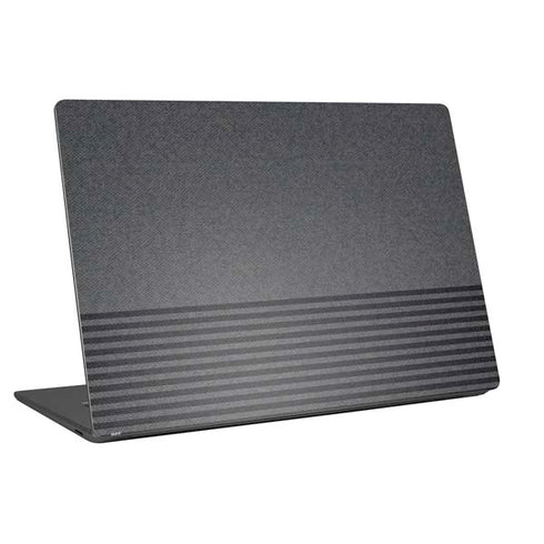 Black and Grey Stripes Universal Laptop 14in (11.4 x 8.2in) Skin