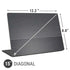 Black and Grey Stripes Universal Laptop 15in (12.2 x 8.8in) Skin
