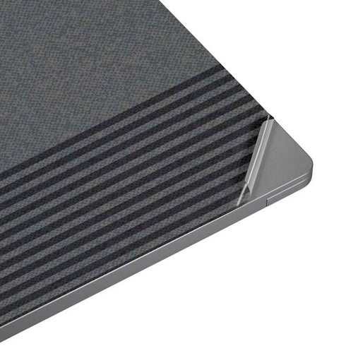 Black and Grey Stripes Universal Laptop 16.6in (13.4 x 9.7in) Skin