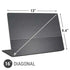 Black and Grey Stripes Universal Laptop 16in (13 x 9.4in) Skin