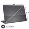 Black and Grey Stripes Universal Laptop 18in (14.6 x 10.6in) Skin