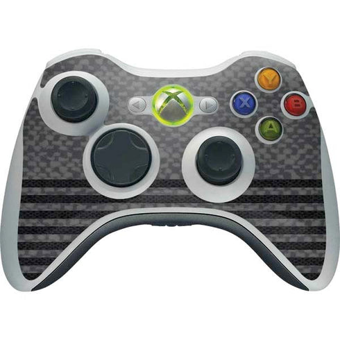 Black and Grey Stripes Xbox 360 Wireless Controller Skin